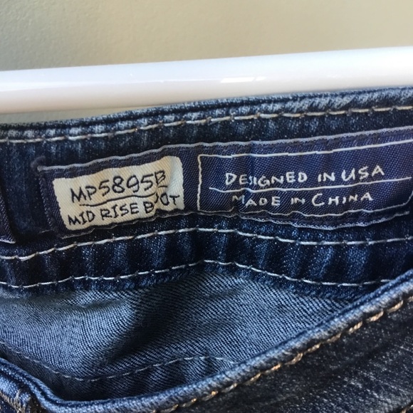 Miss Me Jeans Boot women's size 31 Bootcut Great Condition - Picture 15 of 16